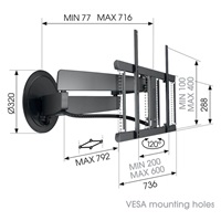 Vogel's TVM 7675 MotionMount - elektrický držák
