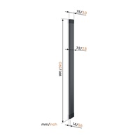 Vogel's TVA 7000 B Kabelový kryt