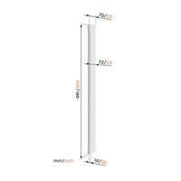 Vogel's TVA 7000 W Kabelový kryt