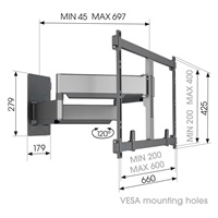 Vogel's TVM 5855 TV držák 4-ramenný XXL