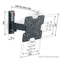 Vogel's TVM 3223 TV rameno 2 klouby S