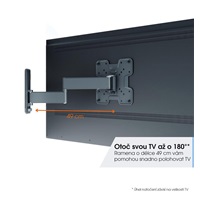 Vogel's TVM 3243 TV rameno 3 klouby S - černé