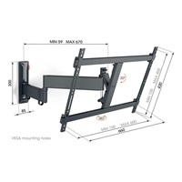 Vogel's TVM 3643 TV rameno 2 klouby L