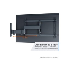 Vogel's TVM 3643 TV rameno 2 klouby L