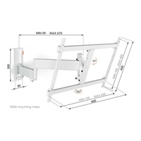 Vogel's TVM 3643W TV rameno 3 klouby L