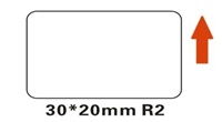 Niimbot štítky R 30x20mm 320ks White pro B21, B21S, B3S, B1
