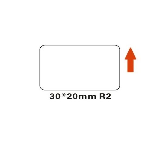 Niimbot štítky R 30x20mm 320ks White pro B21, B21S, B3S, B1