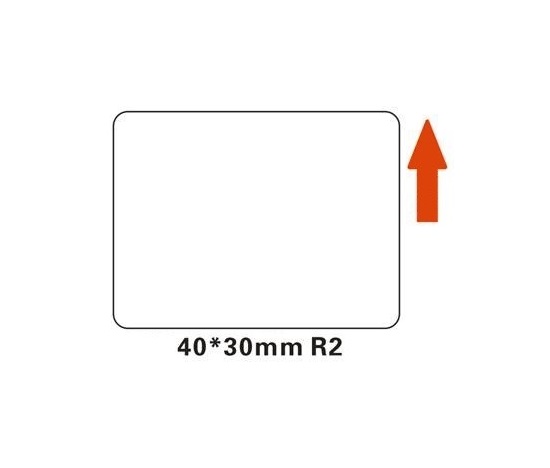 Niimbot štítky R 40x30mm 230ks White pro B21, B21S, B3S, B1