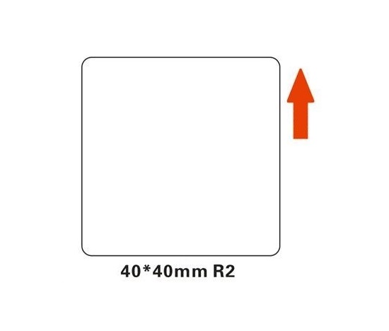 Niimbot štítky R 40x40mm 180ks White pro B21, B21S, B3S, B1
