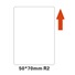 Niimbot štítky R 50x70mm 110ks White pro B21, B21S, B3S, B1