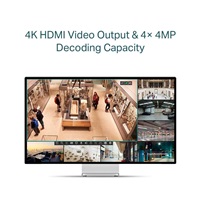 TP-Link VIGI NVR1008H-8P, videorekordér, 8 channels, 8xPoE, 1x100Mb/s LAN, 1xVGA,1xHDMI,2xUSB2.0