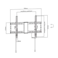 GEMBIRD Držák TV WM-80T-01, 37"-80" (70kg), náklopný