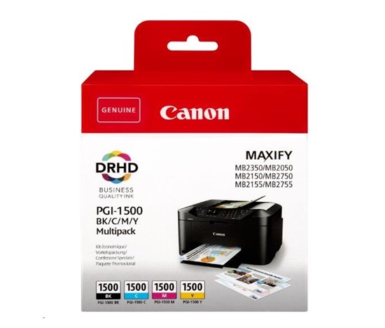 Canon BJ CARTRIDGE PGI-1500 BK/C/M/Y MULTI