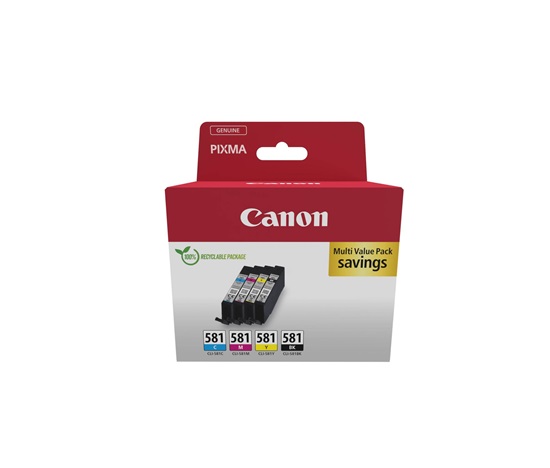 Canon CARTRIDGE CLI-581 C/M/Y/BK MULTI SEC