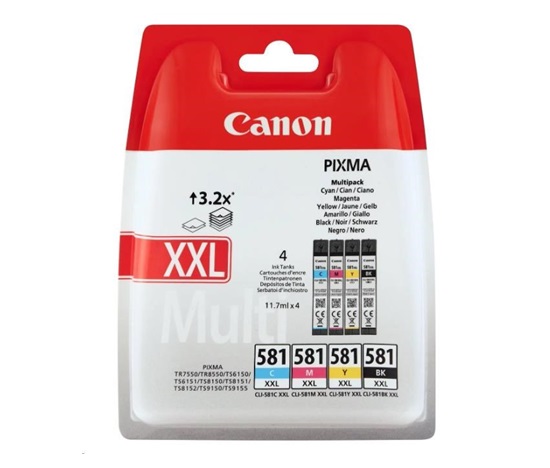 Canon BJ CARTRIDGE CLI-581XXL C/M/Y/BK MULTI