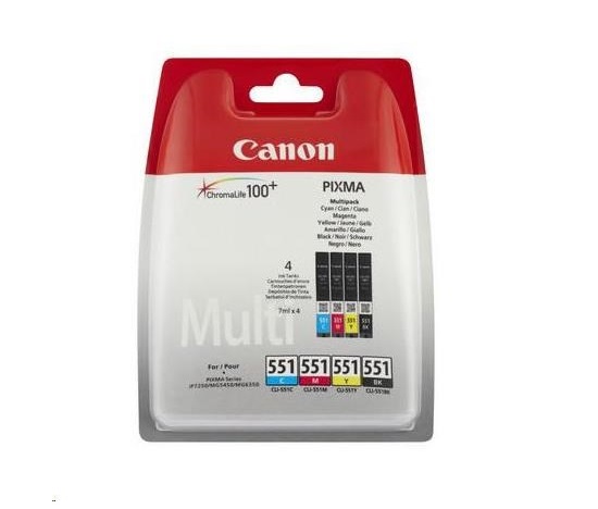 Canon CARTRIDGE CLI-551 C/M/Y/BK Multi Pack SEC