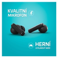 LAMAX Clips1 Plus - špuntová sluchátka - černé