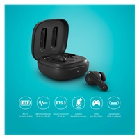 LAMAX Clips1 Plus - špuntová sluchátka - černé