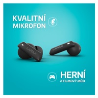 LAMAX Clips1 ANC - špuntová sluchátka - černé