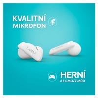 LAMAX Clips1 ANC- špuntová sluchátka - bílé