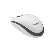 Logitech myš Corded M100, bílá, EMEA