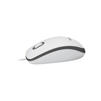 Logitech myš Corded M100, bílá, EMEA