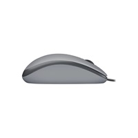 Logitech myš Corded M110 tichá, šedá, EMEA