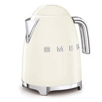 Smeg KLF03CREU rychlovarná konvice, 1,7 l, (7 šálků), 2400 W, styl 50. let, krémová