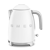 Smeg KLF03WHMEU, rychlovarná konvice, 1,7 l, (7 šálků), 2400 W, styl 50. let, matná bílá