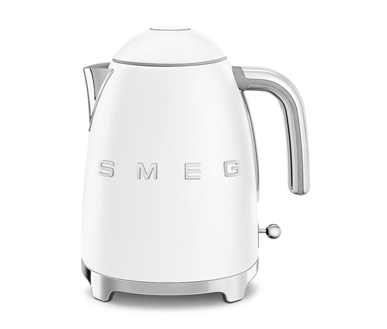 Smeg KLF03WHMEU, rychlovarná konvice, 1,7 l, (7 šálků), 2400 W, styl 50. let, matná bílá