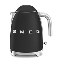 Smeg KLF03BLMEU, rychlovarná konvice, 1,7 l, (7 šálků), 2400 W, styl 50. let, matná černá
