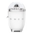 Smeg CJF11WHEU citrusový odšťavňovač, 70 W, manuální tlak, univerzální kužel z nerezové oceli, bílý