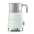 Smeg MFF11PGEU napěňovač mléka, 500 W, 600 ml / 2,5 šálku, horká čokoláda / mléko, lehká pěna, pastelově zelený