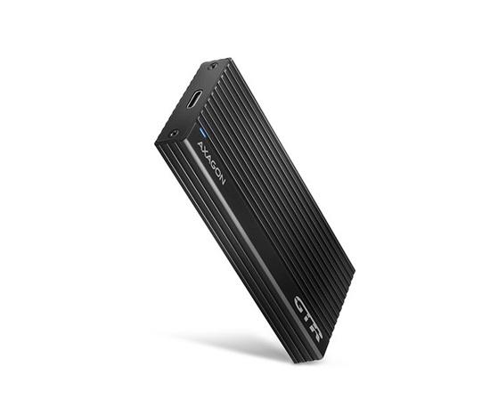 BAZAR - AXAGON EEM2-GTR, USB-C 3.2 Gen 2 - M.2 NVMe SSD kovový THIN RIB box - Po opravě (Náhradní krabice)