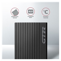 BAZAR - AXAGON EEM2-GTR, USB-C 3.2 Gen 2 - M.2 NVMe SSD kovový THIN RIB box - Po opravě (Náhradní krabice)