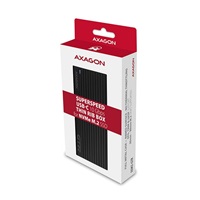 BAZAR - AXAGON EEM2-GTR, USB-C 3.2 Gen 2 - M.2 NVMe SSD kovový THIN RIB box - Po opravě (Náhradní krabice)