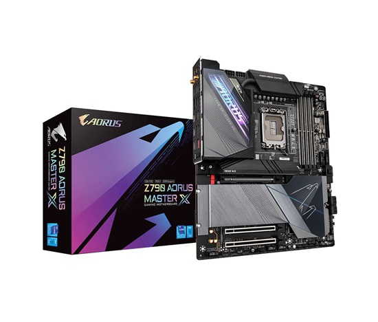 GIGABYTE MB Sc LGA1700 Z790 AORUS MASTER X, Intel Z790, 4xDDR5, 1xDP, WI-FI, E-ATX