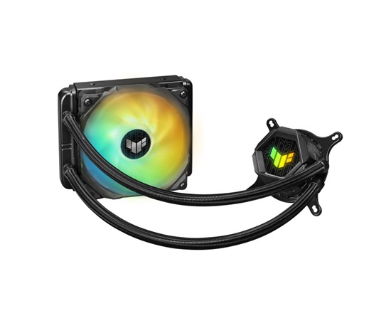 ASUS vodní chladič CPU AIO TUF GAMING LC 120 ARGB, 1x120mm, LGA1851, AM5