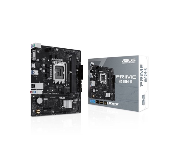 ASUS MB Sc LGA1700 PRIME H610M-R SI, Intel H610, 2xDDR5, 1xHDMI, 1xDP, 1xVGA, mATX