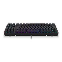 ENDORFY Klávesnice Thock TKL CZ Red, Mechanická, USB, ARGB, černá