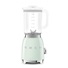 Smeg BLF03PGEU mixér, 800 W, 4 programy, funkce pulse, 18000 RPM, nerezové ostří, Ice crush, 50s Style, pastelově zelený
