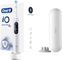 Oral-B iO Series 6 elektrický zubní kartáček, 5 režimů, časovač, tlakový senzor, mobilní aplikace, bílá