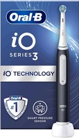 Oral-B iO Series 3 Matt Black elektrický zubní kartáček, magnetický, 3 režimy, tlakový senzor