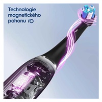 Oral-B iO Series 3 Matt Black elektrický zubní kartáček, magnetický, 3 režimy, tlakový senzor