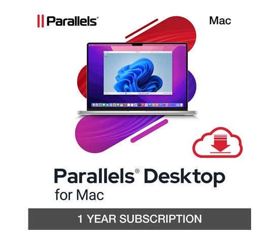 Parallels Desktop Subscription 1 Year, EN/FR/DE/IT/ES/PL/CZ/PT