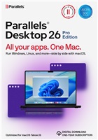 Parallels Desktop Pro Subscription 1 Year, EN/FR/DE/IT/ES/PL/CZ/PT