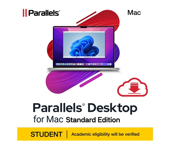 Parallels Desktop Academic Subscription 1 Year, EN/FR/DE/IT/ES/PL/CZ/PT