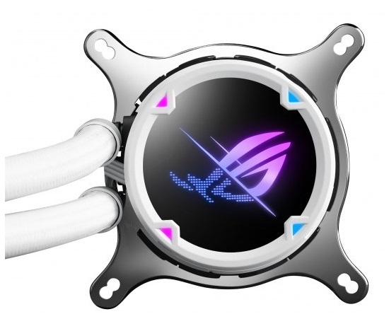 ASUS vodní chladič CPU AIO ROG STRIX LC II 360 ARGB WHITE, 3x120mm, LGA1851, AM5