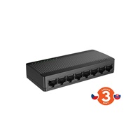 Tenda SG108M 8-portový Gigabit Ethernet Switch, 10/100/1000Mbps, Plast, Desktop