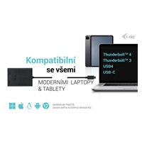 i-tec USB-C Dual 4K/60Hz (single 8K/30Hz) HDMI Video Adapter